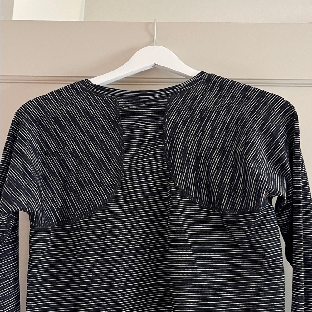 Athleta | Momentum Spacedye Top | Black/Blue | Size M - Picture 4 of 10